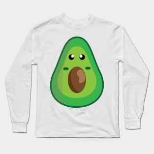 Cute Avocado Long Sleeve T-Shirt